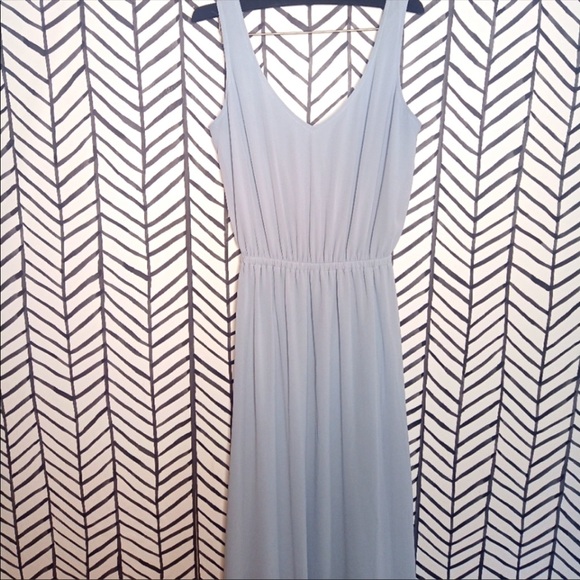 SMYM Maxi Dress Flowy Double V Neck "Kendall" - Picture 2 of 2